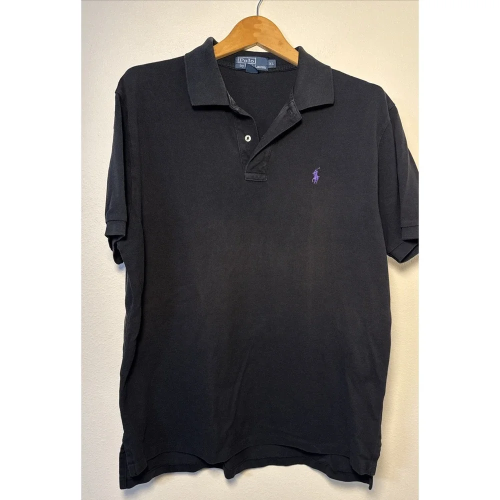 Lot of 3 Polo‎ Ralph Lauren Classic Fit Solid Short Sleeve Polo Shirts XL Cotton